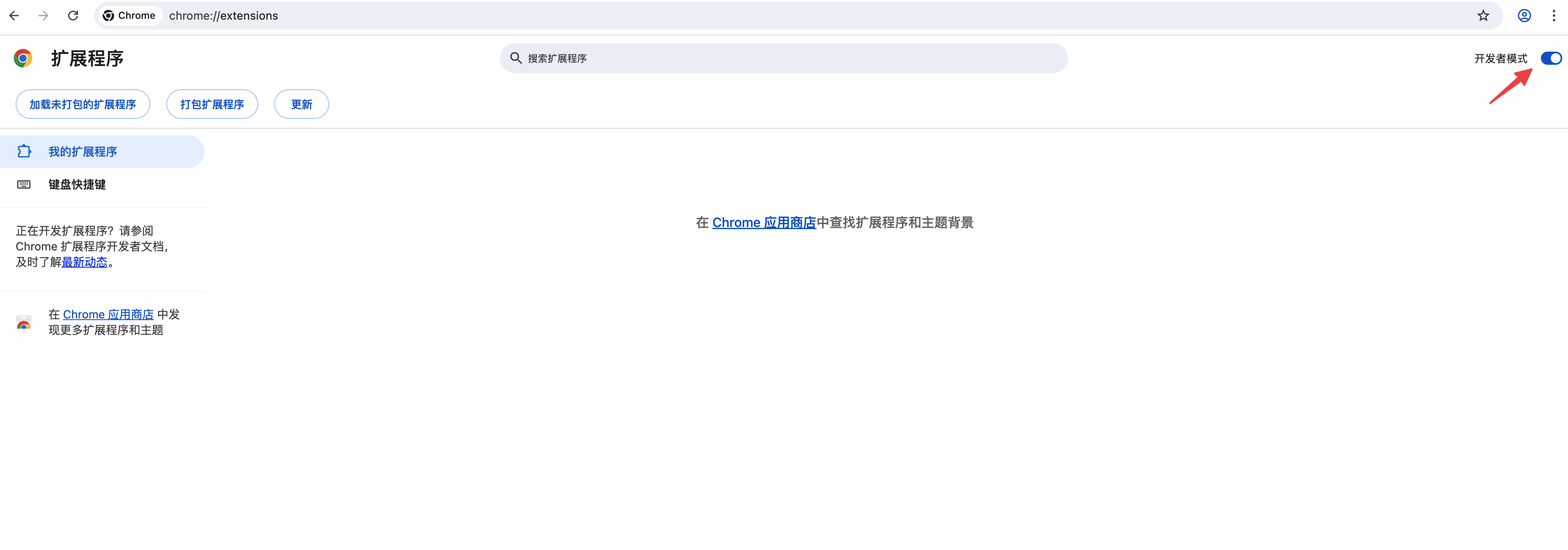 开启开发者模式